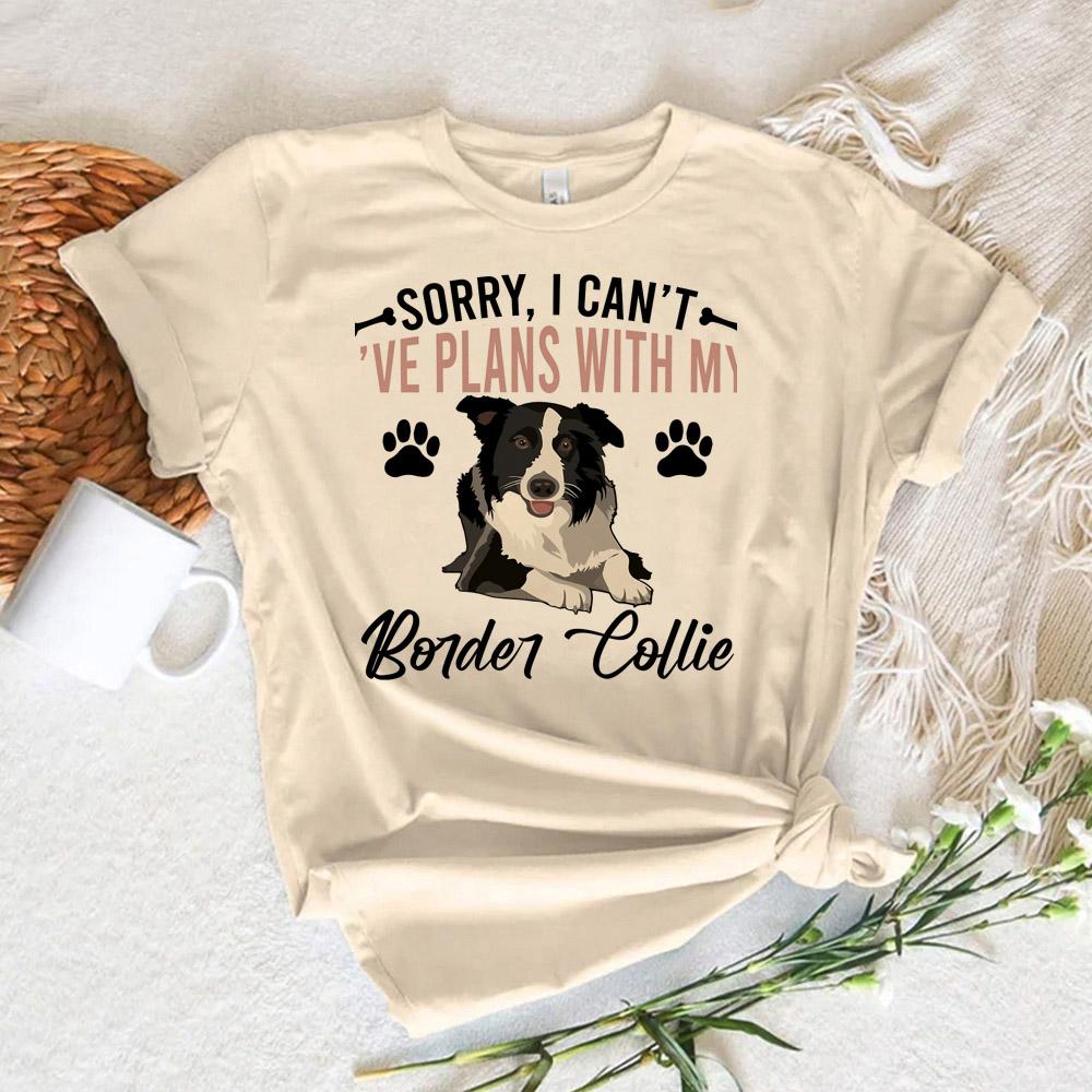 

Border Collie tshirts Women Japanese harajuku comic t shirt girl 2000s designer clothes S