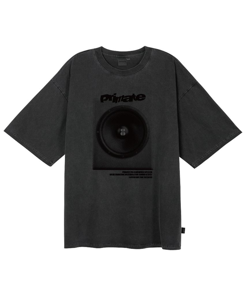 PRIMATE Sound Oversized Pigment Short Sleeve T-Shirt 4 Colors