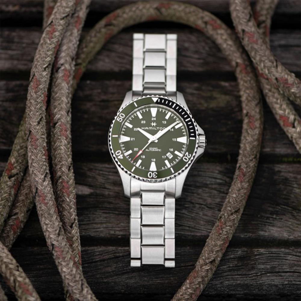 Hamilton H82375161 Khaki Navy Scuba Auto 40mm Khaki Dial Metal Men's Watch