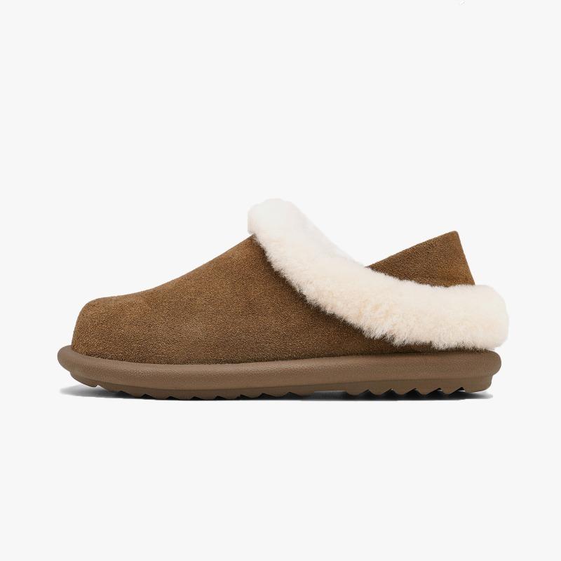Cowhide version~ thick-soled two-wear women's winter new velvet snow boots fluffy shoes warm cotton shoes