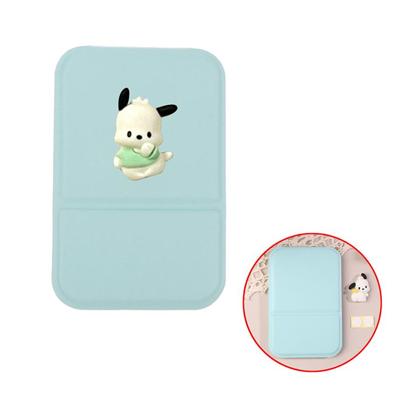 

Складное зеркало Kawaii Pochacco Sanrio Puppy, зеркало для макияжа, портативное дорожное настольное зеркало в подарок зелёный