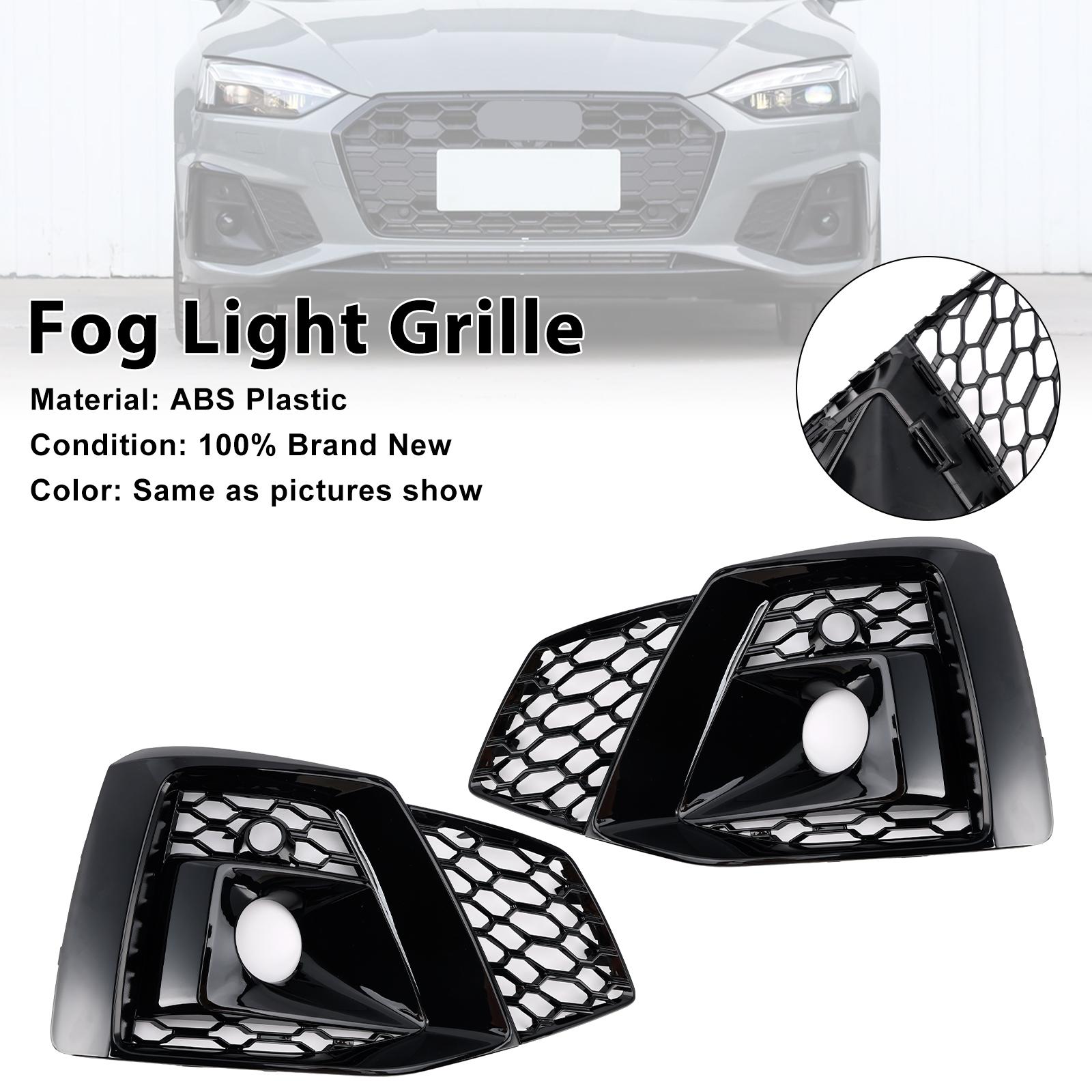 

2PCS Front Bumper Fog Light Cover Grille 8W6807682T3Q7 Fit S5 2020-2023