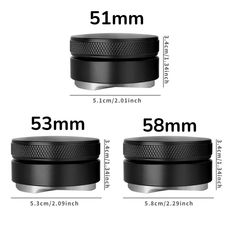 Coffee Dispenser Espresso Dispenser Tool/straightener Angle Slope Adjustable Depth 51/53/58 Mm Portafilter Straightener