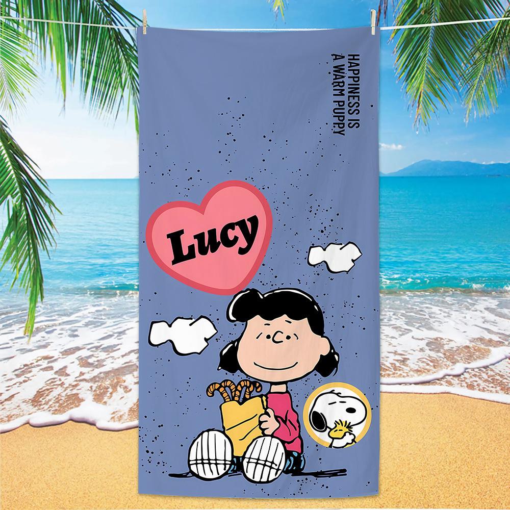Popular Microfiber Beach Towel Cartoon Children'S Class A Beach Towel Summer Beach Towel