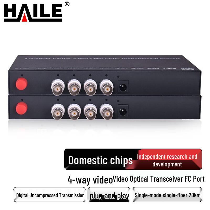 HAILE Video Fiber Optic Transceiver