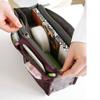 Purse Women's Bag Insert Liner Zip lock Bag Travel Cosmetic Handbag Storage Bag Makeup Pouch