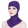 Turbanmütze Vollabdeckung Innen-Hijab-Kappen Islamische Unterkopftücher Hauben Einfarbige Modal-Unterkopftuchkappen