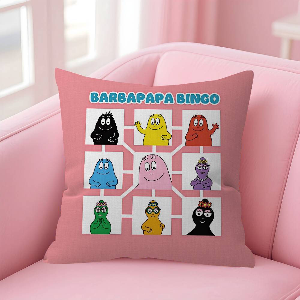 

Cartoon Barbapapa CUTE Maple Design Cushion Cover Happy Autumn Harvest decor Holiday Decorati Pillow Cover 30x30 cm