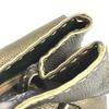 Fendi Selleria Stitch Tote Bag Flap Hand Bag Leather Metallic Gold Based