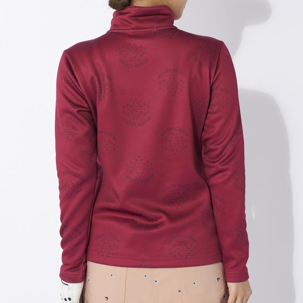 Marie Claire Women's Half-Zip Mock Neck Shirt 734536