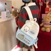 Schoolbag Plaid Student Schoolbag New Cute Bear Student Schoolbag Sweet Campus Student Schoolbag Casual Commuter Backpack