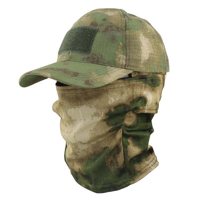 Camouflage Baseball Cap and Balaclava Set - Quick-drying, Breathable Sun Protection for Outdoor Activities