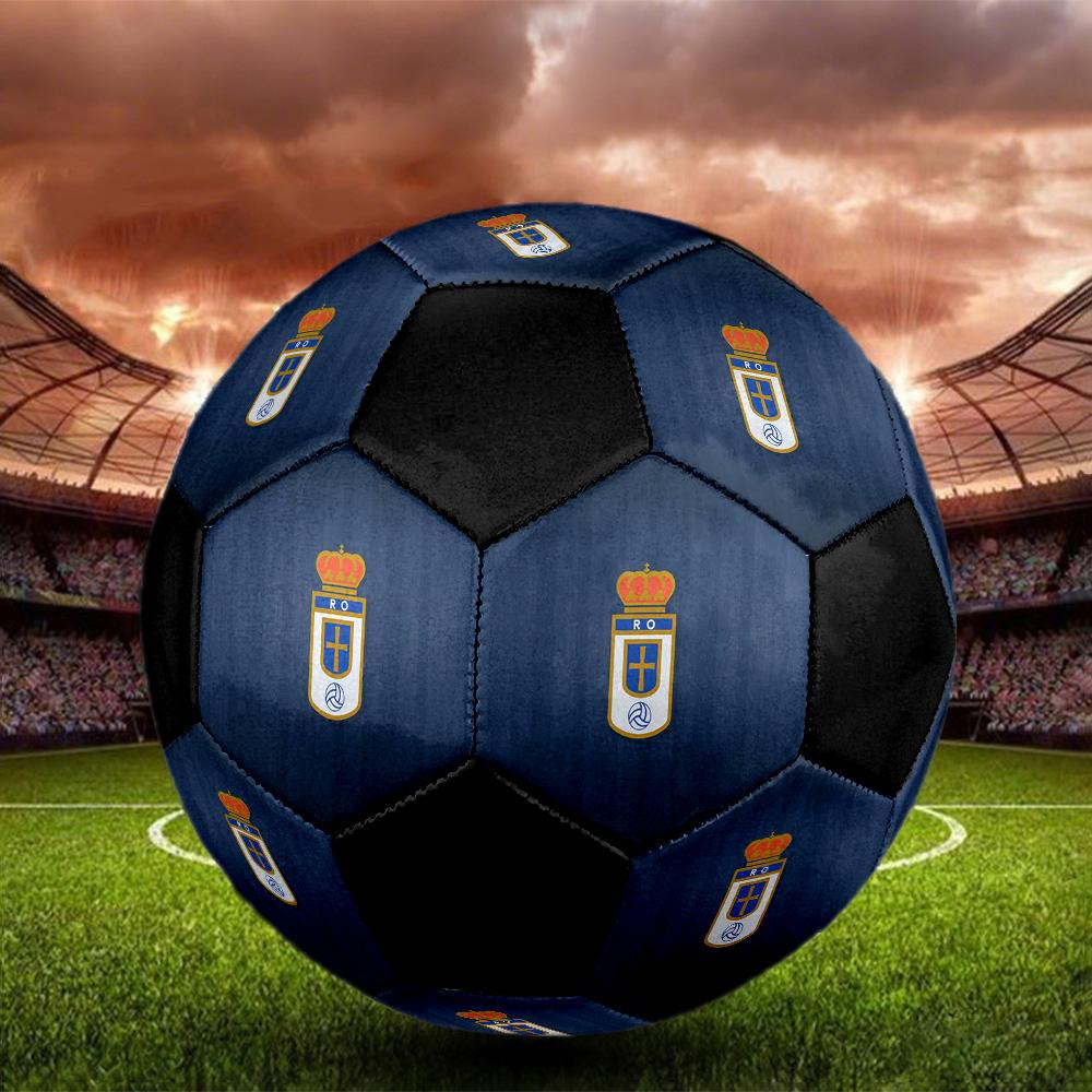 Real Oviedo Soccer Ball Colorful All Ages Machine Stitched PVC Competition Ready Durable High-Bounce.SIZE5