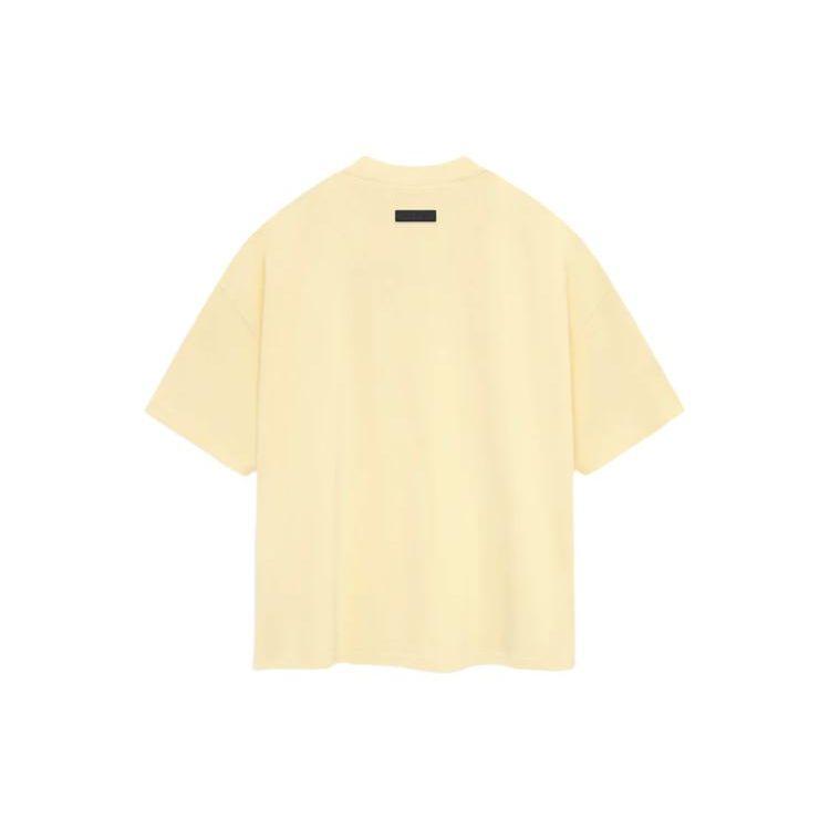 Fear of God Essentials Short-Sleeve Tee Garden Yellow Men Tops 125SP244191F