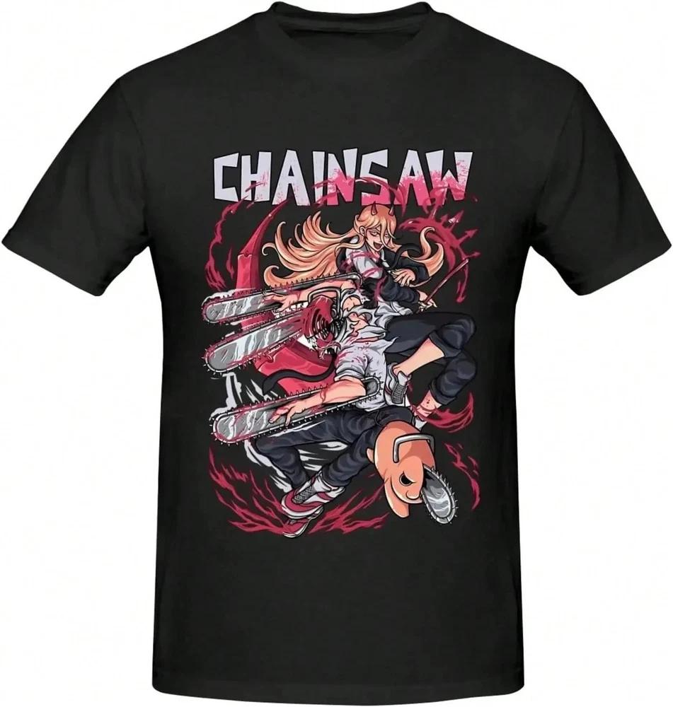Funny Chainsaw TShirt Anime Unisex S