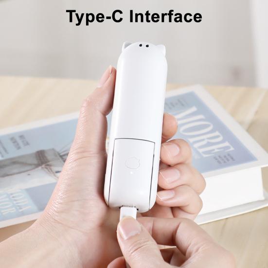 Mini Portable Fan Foldable Rechargeable Handheld Fan with 3 Speeds Low Noise Fan with Lanyard Fun Summer Gift for Travel Office Outdoor