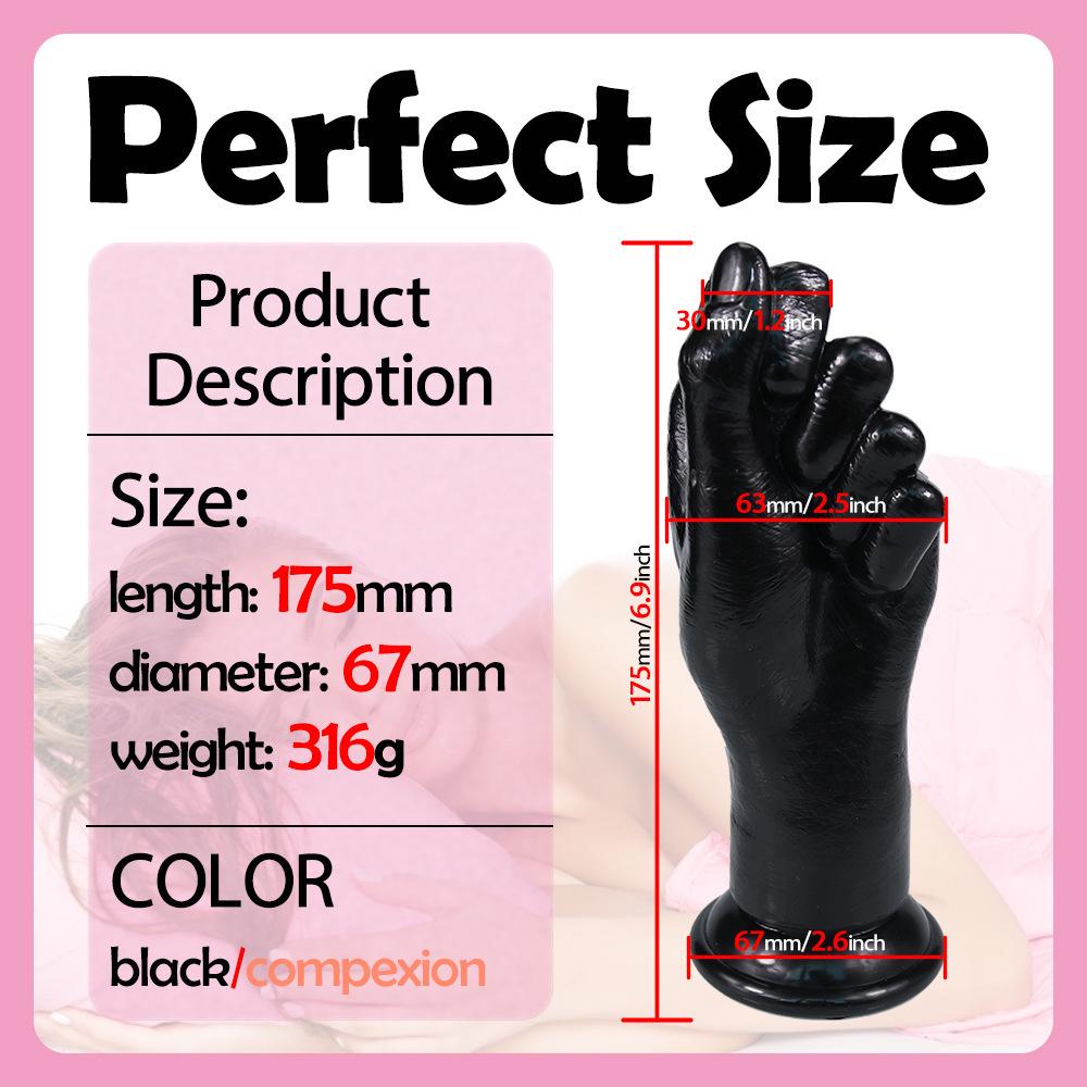 Finger Fist PVC Anal Plug: Large-Scale Simulation Arm Dilator for Adults