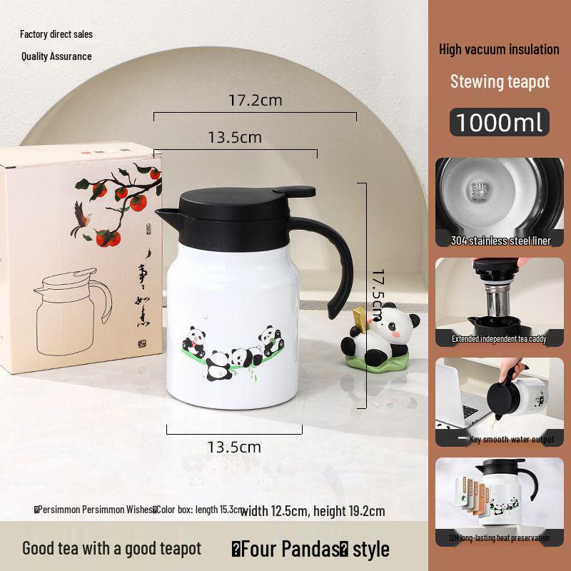 Smart Stainless Steel Insulated Kettle with Digital Display, Large Capacity, for Tea and Stew - Thermos Flask 2025