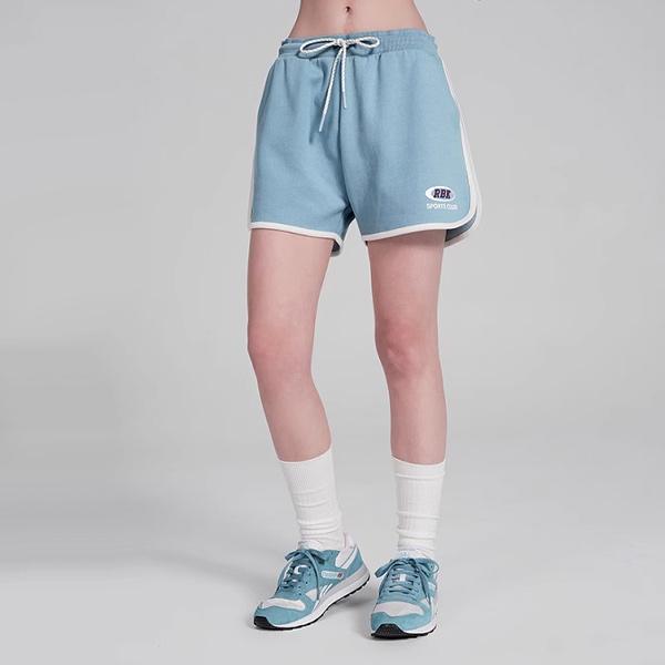 Reebok Color Block Lace-Up Knitted Casual Shorts Women Shorts Light-Blue 24SRC606WGB4