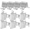 10pcs Shelf Supports for Iron Cabinets Heavy Duty Metal Shelf Clips Suitable for Kitchen Cabinets Shelving Hardware
