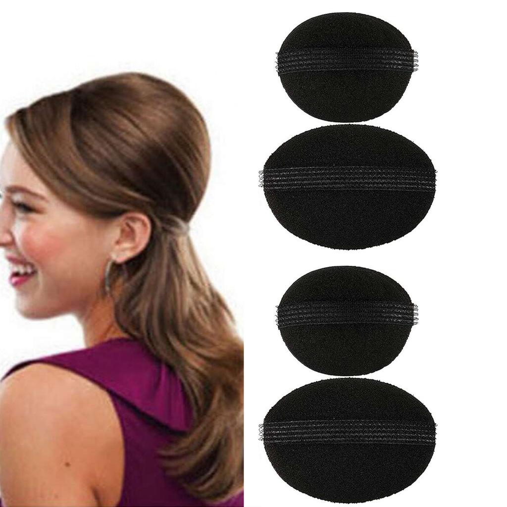 Set of Invisible Fluffy Hair Clips - Volumizing Hair Roots, DIY Styling, Easy To Use, Solid Color, Cute Oblong Shape - Perf
