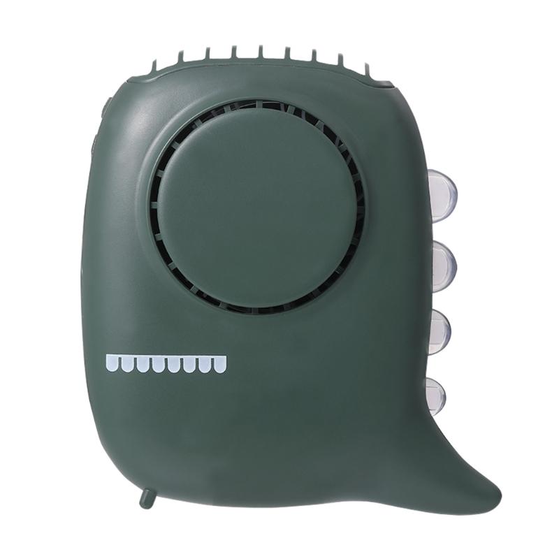 Portable Hanging Neck Fan USB Nihgt Light 3 Speed Adjustable Air Cooler Handheld for Travel Home Office Use