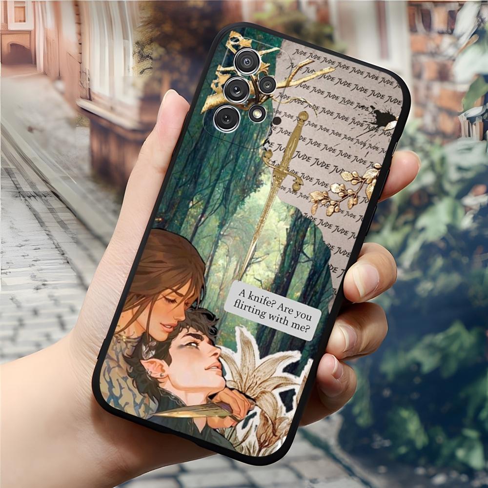 

Жестокий принц Джуд и Кардан Чехол для телефона для Samsung Galaxy S24 S23 S22 S20 S21 Ultra Fe Plus M54 A34 A54 A24 A52 A53 Чехол Samsung s23