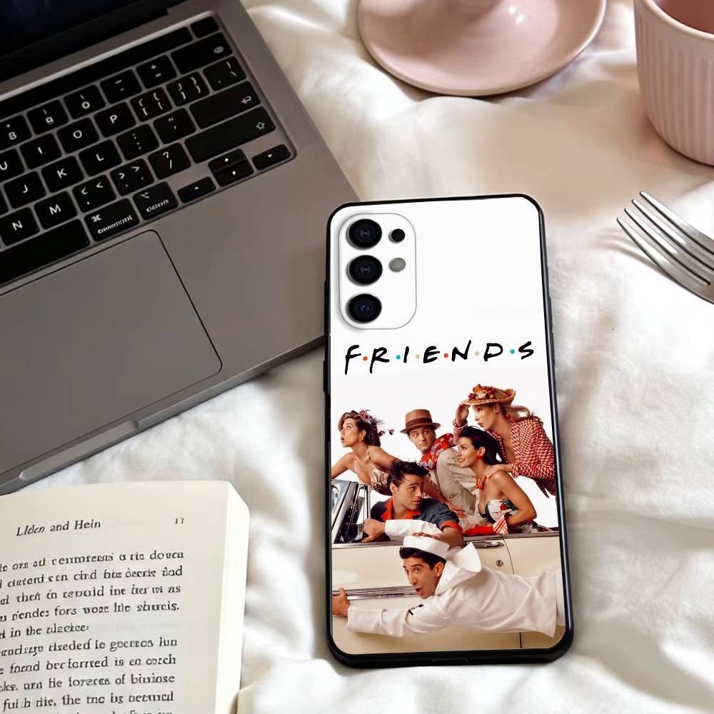 

TV Friends Phone Case For Samsung S25,24,23,22,30,21,10,9,Ultra,Plus,Lite,FE,4,5 G Soft Black Case Samsung S20lite5G