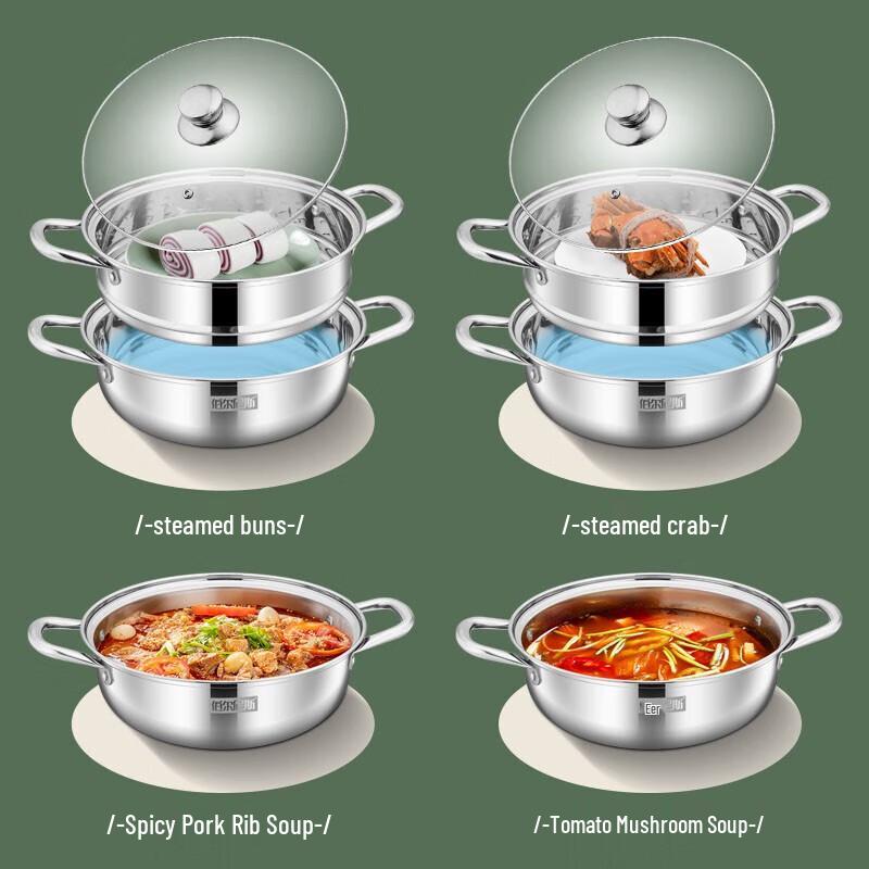 Bernice Alst Edelstahl Suppendampfgarer