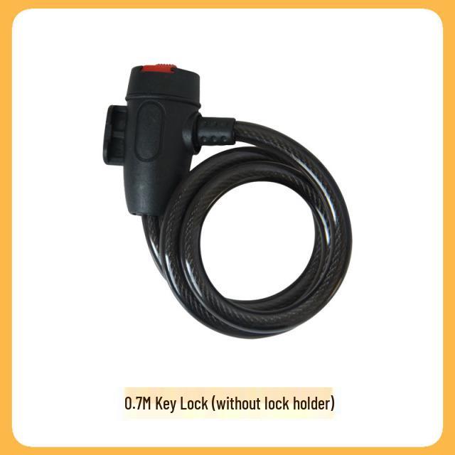 

Портативный противоугонный дисковый замок для велосипеда со стальным тросом для велосипедов и электромобилей