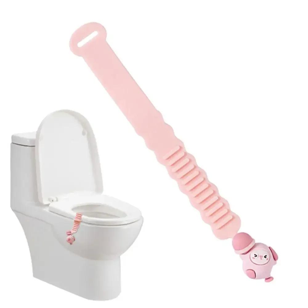 2pcs Toilet Lid Handle Detachable Seat Clip Toilets Holder Lifter Animal Shape Seat Bathroom Accessories Toilet Seat Handle Tool