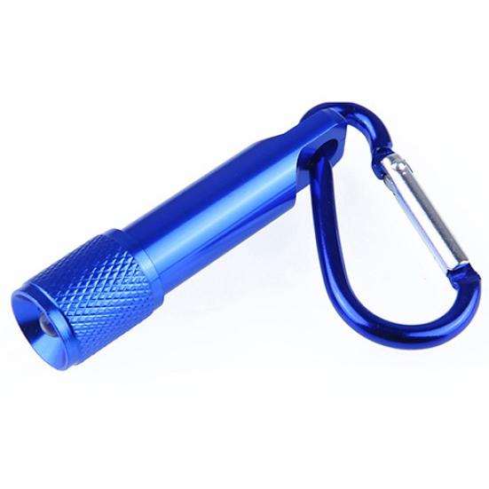 Outdoor Mini LED Flashlight Carabiner Clip Keychain Portable Sports Torch Latch Hooks