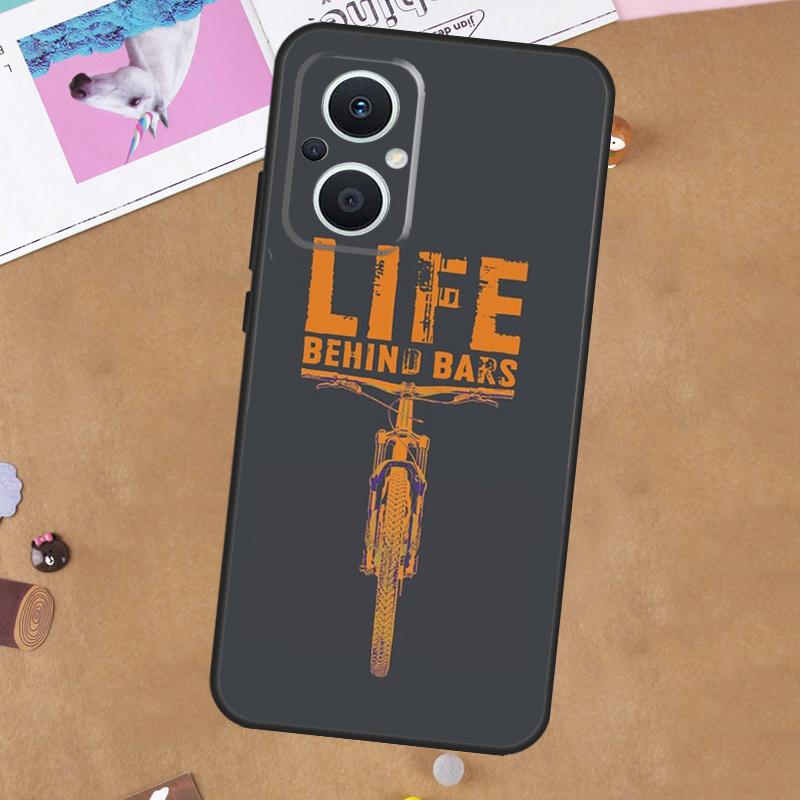 MTB Mountain Bike Cycling Bicycle Case For OPPO Reno 8T 4Z 5Z 11F 8 10 11 Pro 5 6 7 Lite OPPO Find X6 Pro X2 X3 X5 Lite Cover