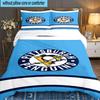 Penguins Hockey Jersey 3PCS Bedding set,Ideal for 1pc Duvet Cover And 2pcs Pillowcases Perfect for Fan gift,Ideal for Bedroom, Dormitory