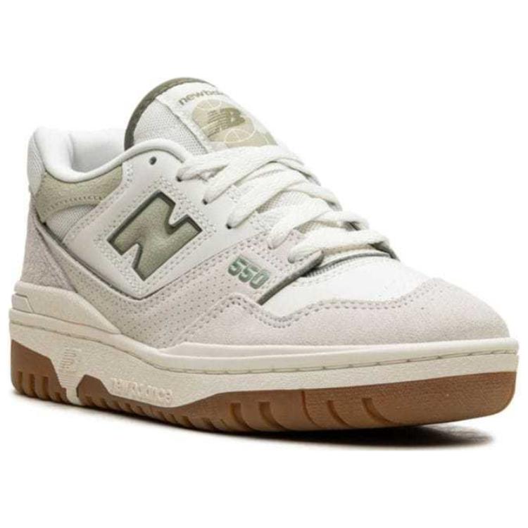 New Balance Dámské 550 Jarní kolekce - Olivín Dámské tenisky Bílá Reflexe Mořská sůl BBW550FO