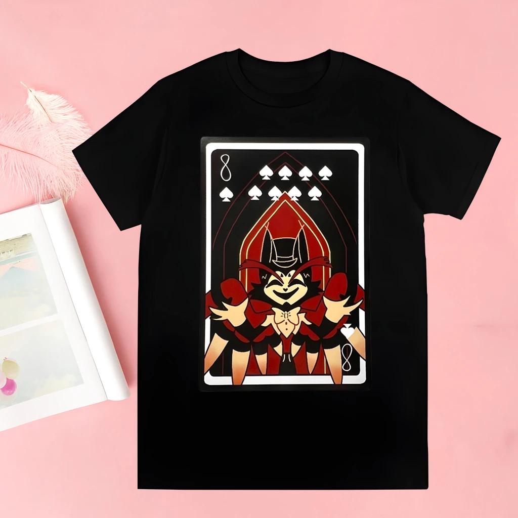 Hazbin Hotels Alastor Tops T Shirt Men Tshirt Graphic Tee Cute Men T-shirt Male Tee Shirt 90s Girls Tee Tshirt