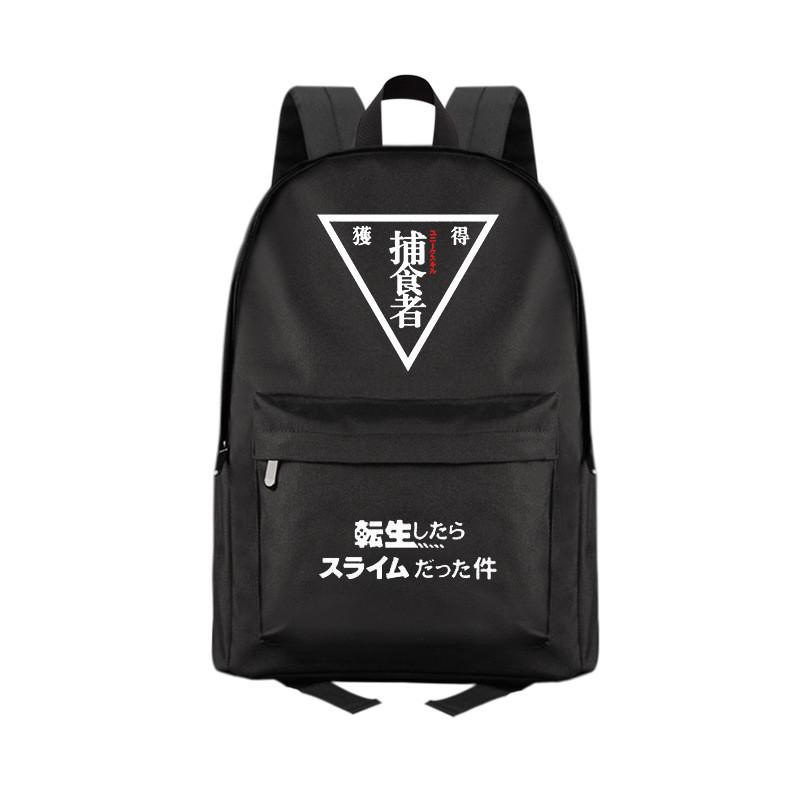 That Time I Got Reincarnated As A Slime Anime Backpack With Breathable Canvas For Casual Travel And School Use