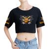 Icrimax Letter Printed Girl Tee Shirt Summer Crop Tops Soft Tshirt Popular Slim Lovely Tees Slim Fitness Short Sleeved