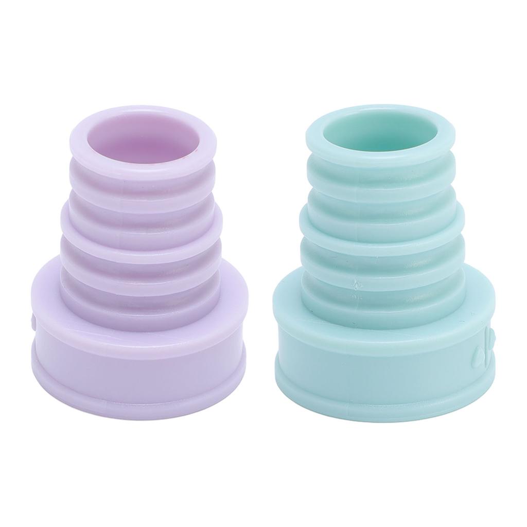 Tragbarer Flaschen-Duschsprühkopf Wassersprüher Flaschenaufsatz mit 4 Stück Gummiringen für Camping