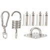 360 Degree Rotation Hammock Hook Swing Chair Hanging Stainless Steel Set for Sandbag LightHook Set