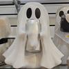 Cute Ghost Drink Holder Halloween Ghost Can Holder for Coke Soda Cans Desktop Resin Ornament for Indoor Home Decor