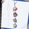 Fate Grand Order Game Anime Peripheral Keychain Emiya Altria Kawaii Long Chain Backpack Pendant Decoration Key Ring Collect Gift