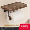 Walnut Bathroom Toilet Paper Holder Without Punching Toilet Solid Wood Tissue Box Tissue Holder Storage Rack
