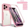 360 Full Body Clear TPU+PC Shockproof Cover with Cartoon Design for 17/16/15/14/13/12/11 Pro Max/Mini/XS/XR/X/X/7/8 Plus