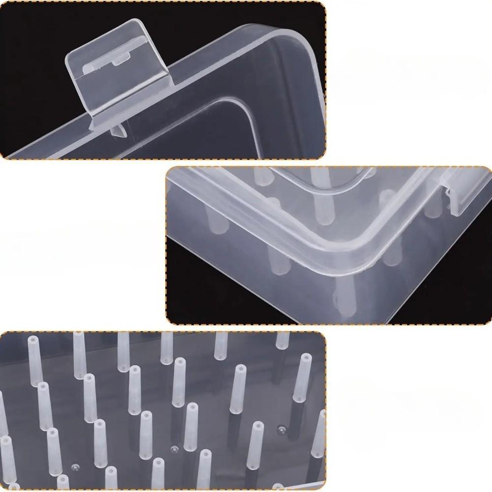 42-Achsen-Spulenbehälter Transparente Nähaufbewahrungsbox Nadel- und Fadenbox Nähwerkzeuge