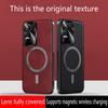 For Redmi K50 and K50 Pro Case Magnetic Elegant Leather Wear-Resistant Lens Fully Covered Non-Slip Grip Edge Cover Shell