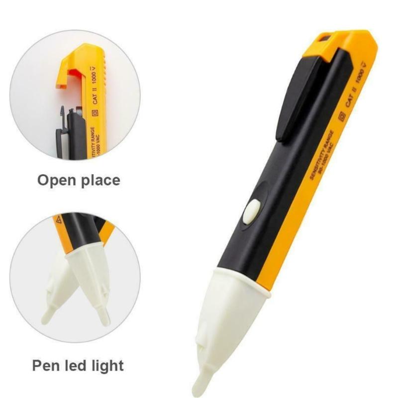 Voltages Detectors Pen with Visual LED Alert and Sound Warning AC Voltages Tester Tool Safe and Convenient for Home