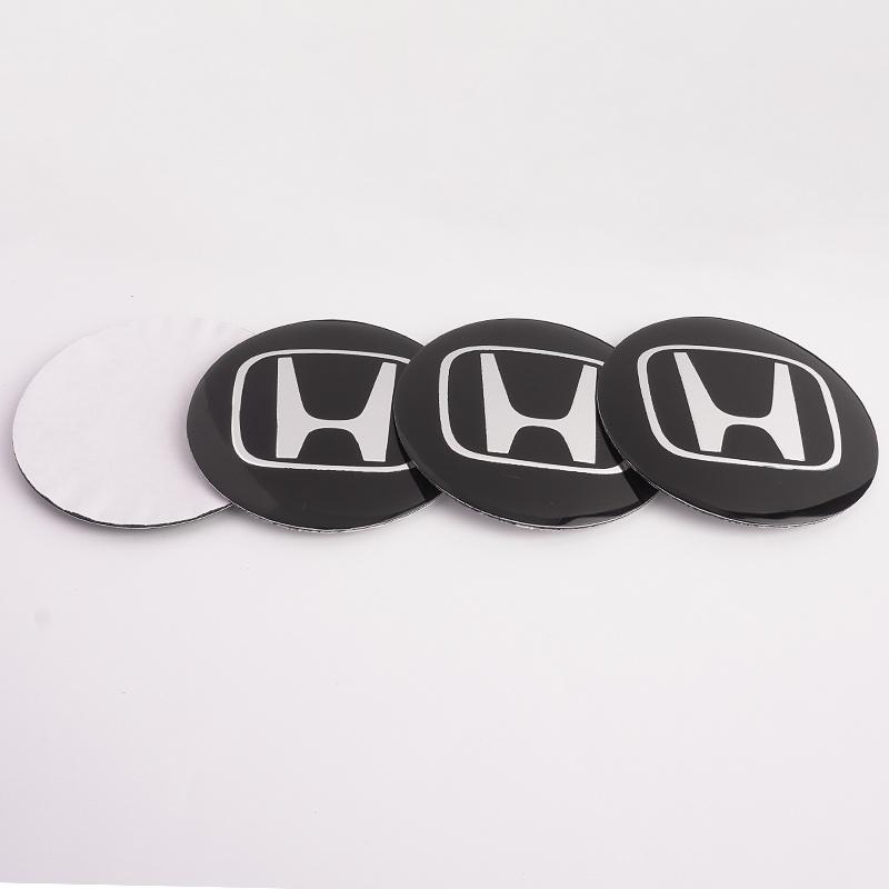 

4pcs 56mm Car Wheel Center Covers Badge Sticker Stickers For Honda Civic XR-V CR-Z CRV HRV City Accord Legend Jazz RR VTi Fit