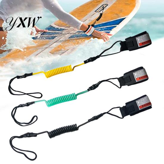 Verstellbares Federseil TPU Surfbrett Leine Spirale SUP Handgelenkband Stand-Up Paddle Board Bein Shortboard Longboard Sicherheit Paddleboard