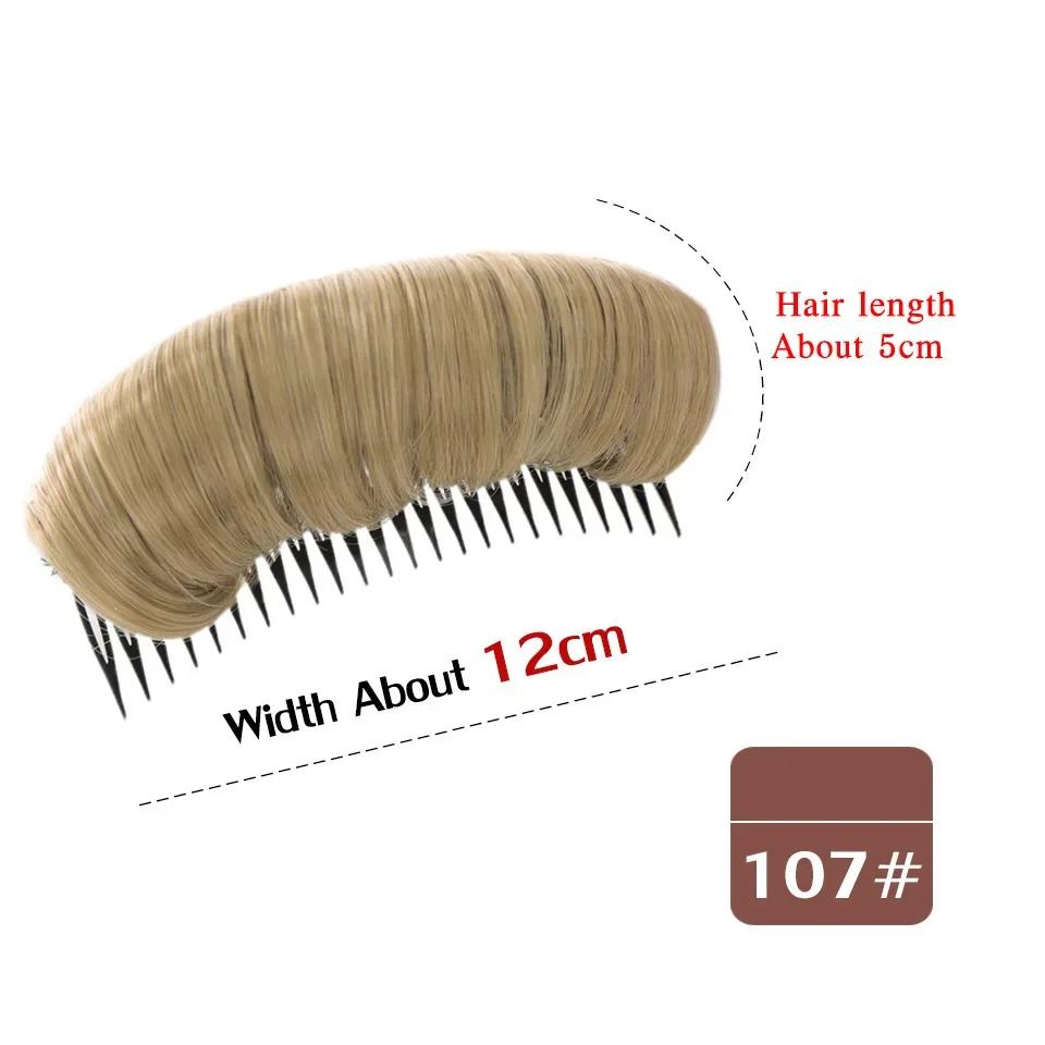 

Обновление Пушистая Подушка для Волос Зажим Bump It Up Объемная Вставка для Волос Расческа Женская Невидимая Бесшовная Пушистая Накладка Инструменты для Укладки Волос хаки